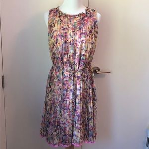 Ted Baker Multicolor Geometric Midi Dress
